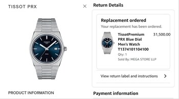 The Tissot watch X user @Disciplined_Inv bought off Amazon.