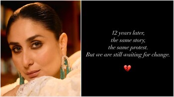 Kareena Kapoor Khan joined ranks with other Bollywood celebrities to show solidarity with the ongoing protests and to call for justice. (Image credit: @kareenakapoorkhan/Instagram)