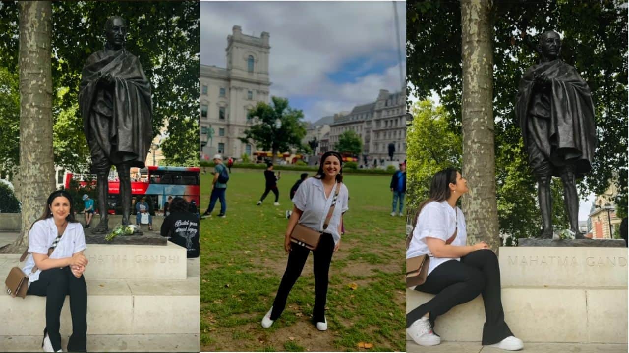Parineeti Chopra celebrates Independence Day in London, pays tribute to Mahatma Gandhi