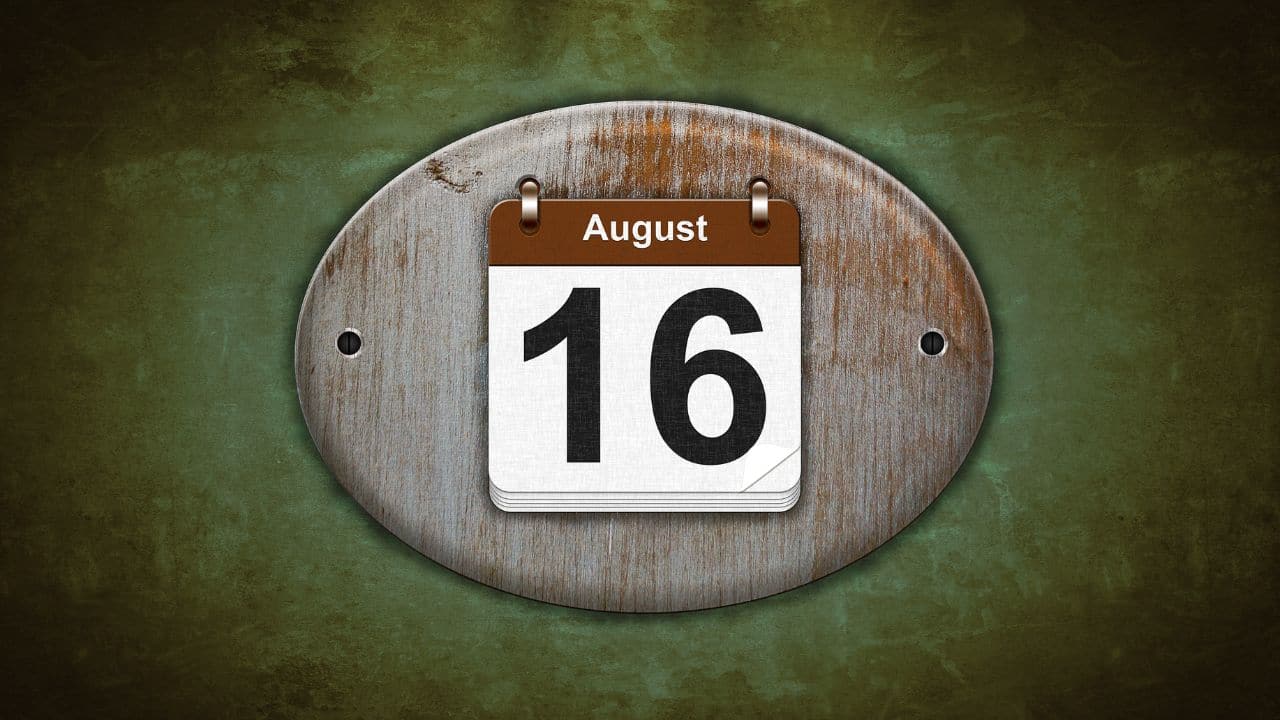 Today in history, August 16: A day of milestones and moments