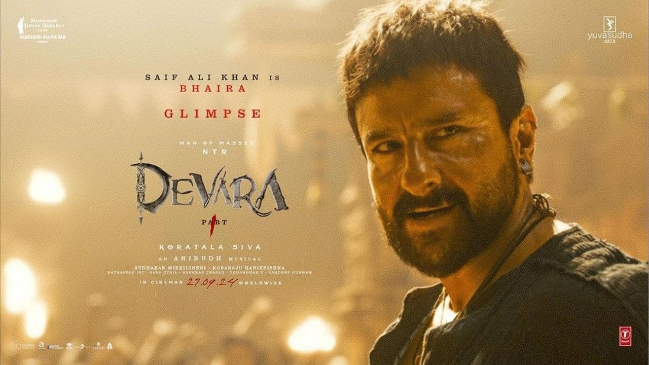 Saif Ali Khan’s powerful first look from Devara: Part 1 unveiled on his ...