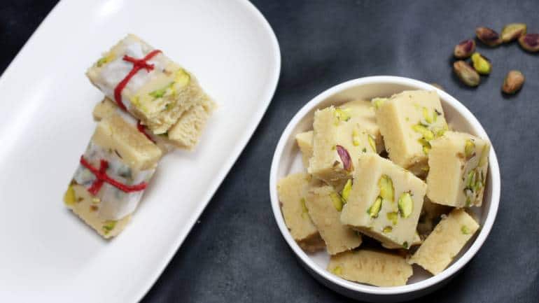 Traditional Raksha Bandhan recipes: White chocolate barfi