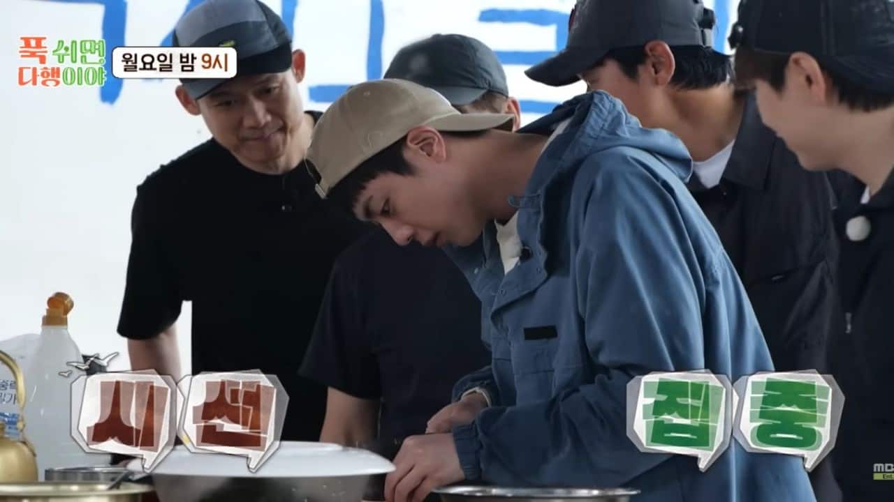 BTS' Jin gets praised by a professional chef for his cooking skills in Half-Star Hotel in Lost Island preview - watch video