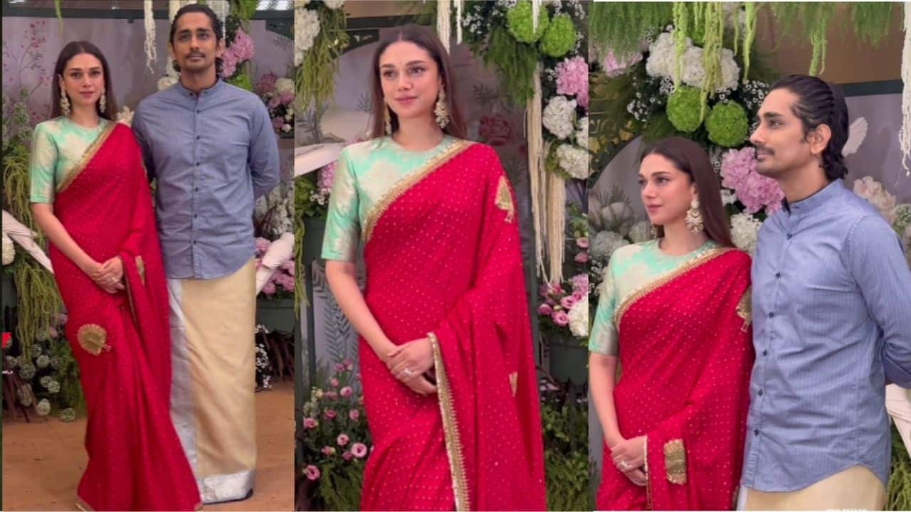 Aditi Rao Hydari and Siddharth Steal the spotlight at Eka Lakhani and Ravi Bhagchandka’s engagement party