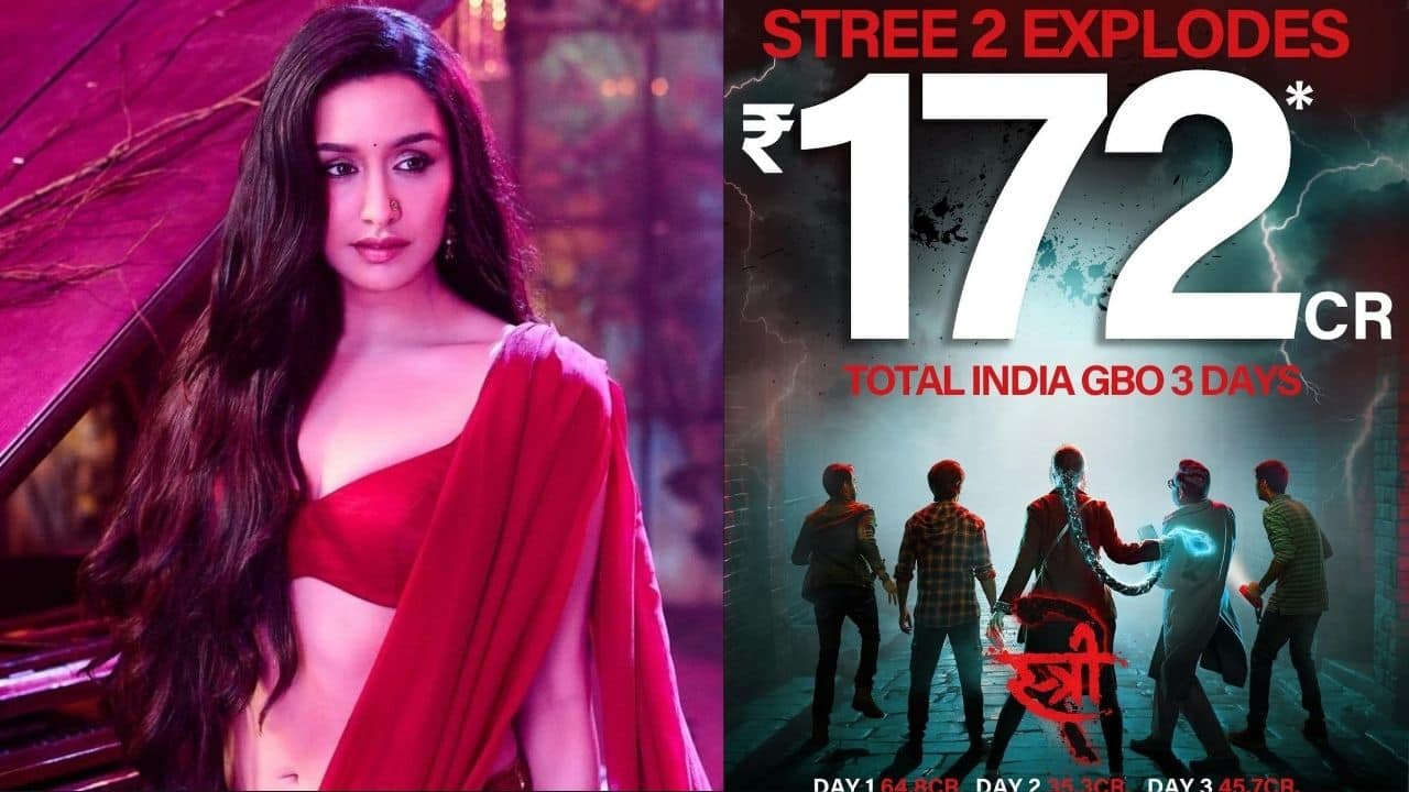 Shraddha Kapoor’s Stree 2 shatters records with Rs 172 crore in 3 days
