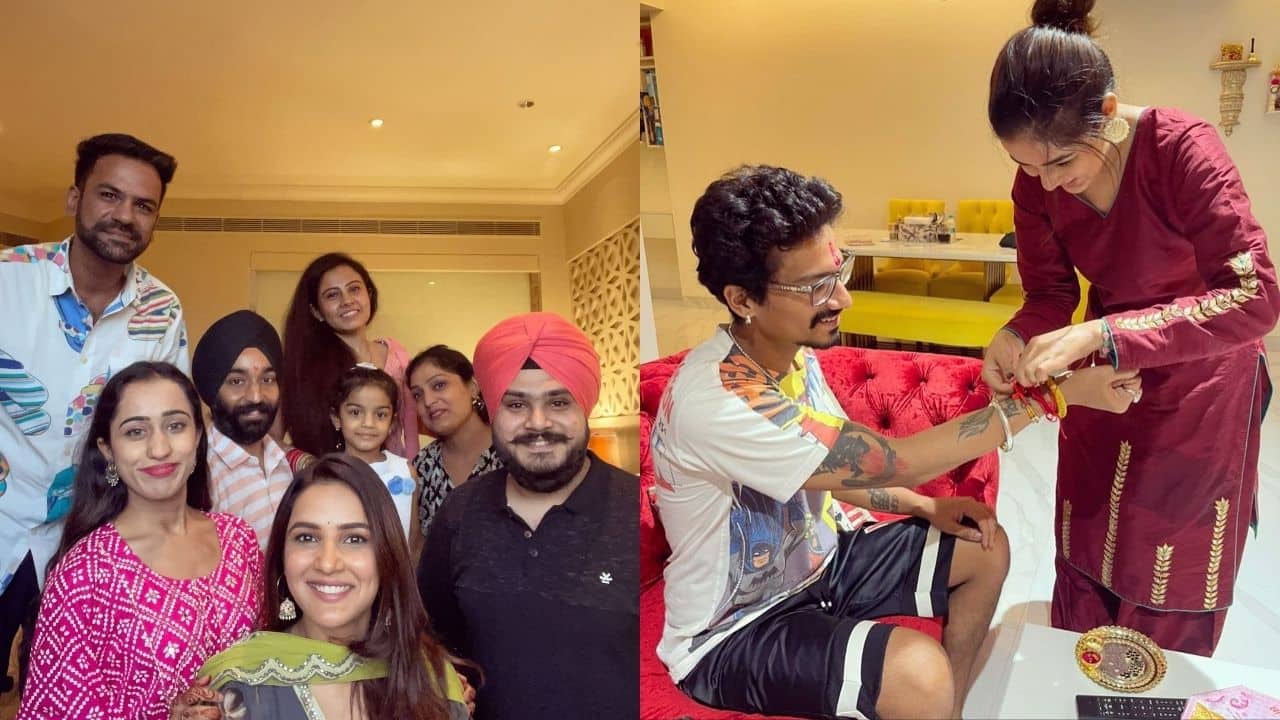 Jasmin Bhasin celebrates Rakshabandhan before heading abroad, Shares emotional message