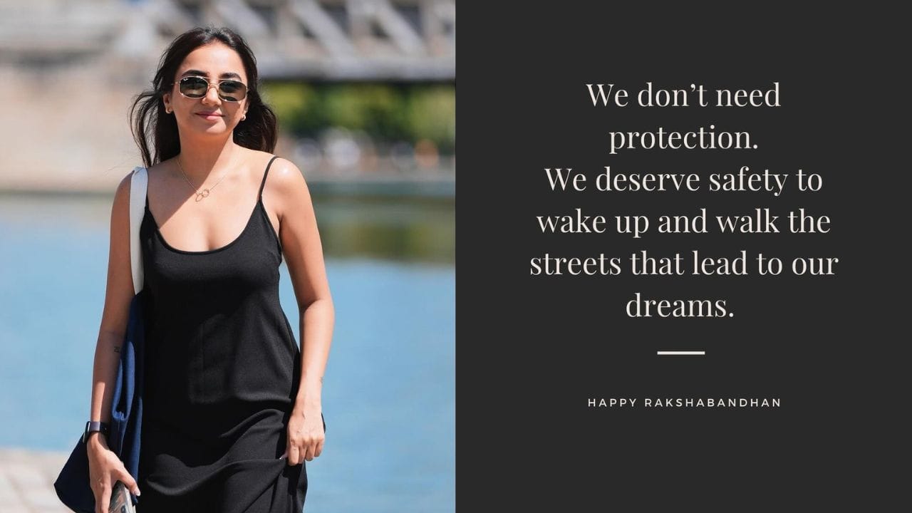 Prajakta Koli sheds light on women safety on Rakshabandhan, writes "We deserve safety to wake up..."
