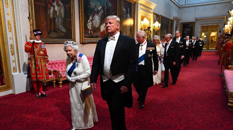 Queen and Donald Trump (Photo: Victoria Jones X)