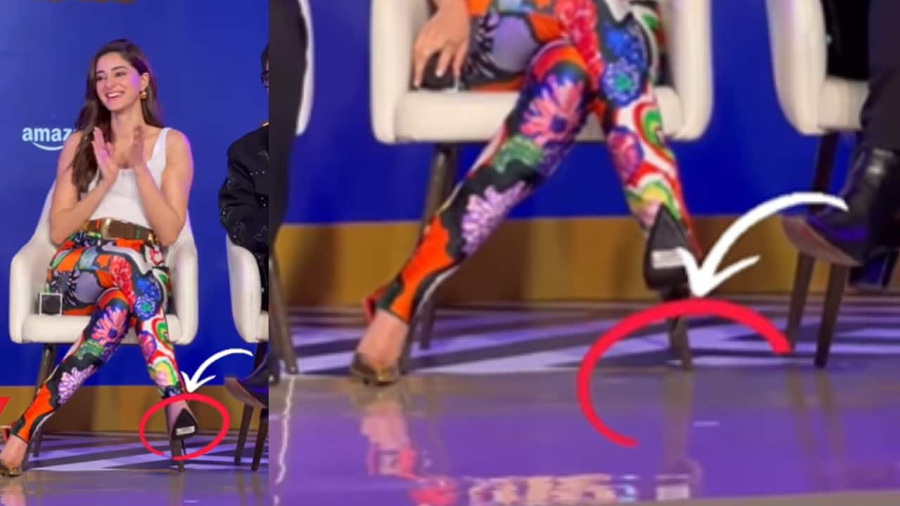 Did Call Me Bae actress Ananya Panday forget to remove price sticker from her heels?, Netizens say, "designer ko return karna hai bhai"