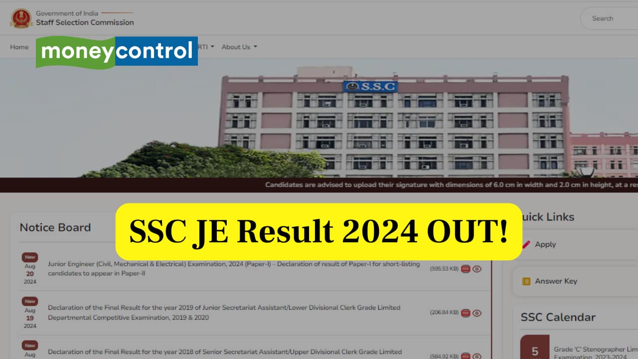 SSC JE Result 2024 declared at ssc.gov.in, over 16,000 candidates