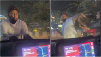 Bengaluru: Shocking video shows woman, baby cry as drunk bouncer attacks their car in road rage