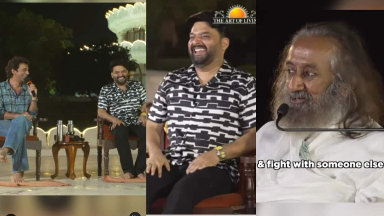 Sunil Grover leaves Kapil Sharma and audience in splits with his question to Sri Sri Ravi Shankar about avoiding fights between two friends, know Gurudev's answer