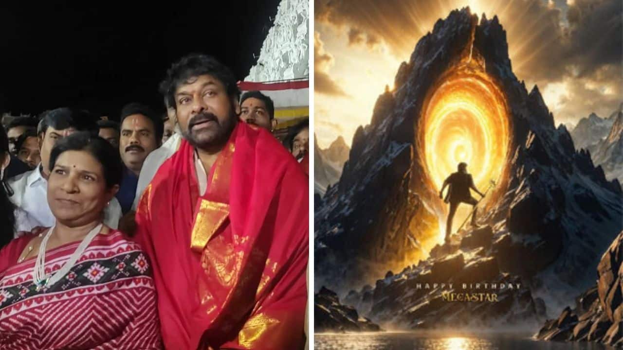 Chiranjeevi's first look as Vishwambhara to be unveiled today; megastar offers prayers to celebrate 69th birthday
