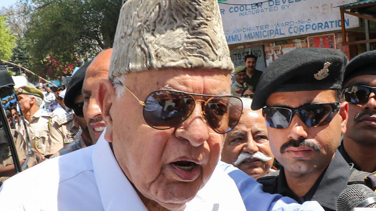NC's Farooq Abdullah laughs off question about contesting J&K polls: 'I will not answer it'
