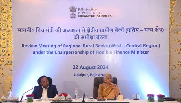 Regional rural banks should distribute more loans, generate awareness of govt schemes, says FM Sitharaman Regional rural banks should distribute more loans, generate awareness of govt schemes, says FM Sitharaman