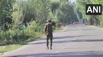 The area was cordoned off and searches were underway