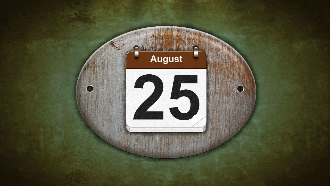 Today in history, August 25: A day of significant milestones and achievements
