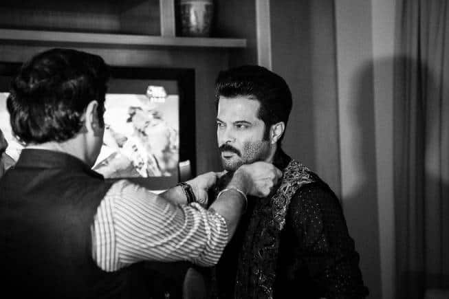 A file photo of Raghavendra Rathore styling Bollywood actor Anil Kapoor.