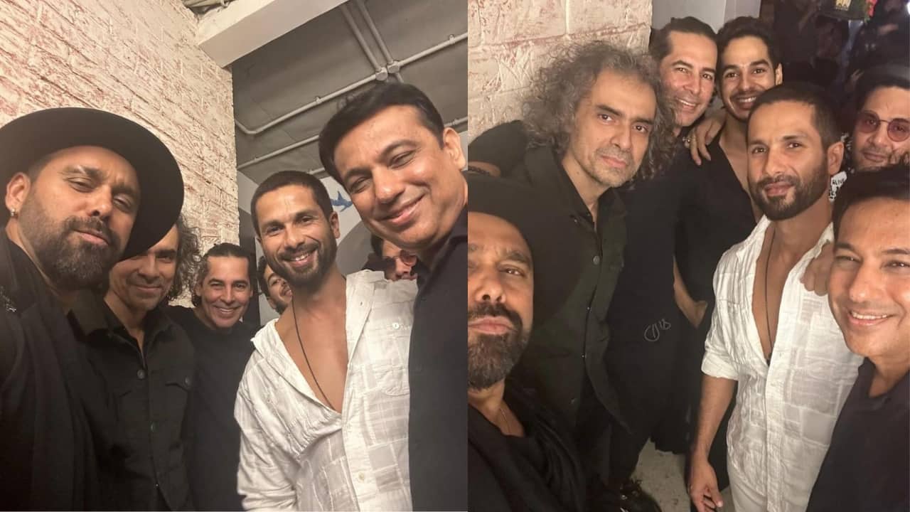 Shahid Kapoor reunites with Jab We Met director Imtiaz Ali; fans buzz over unseen party pics