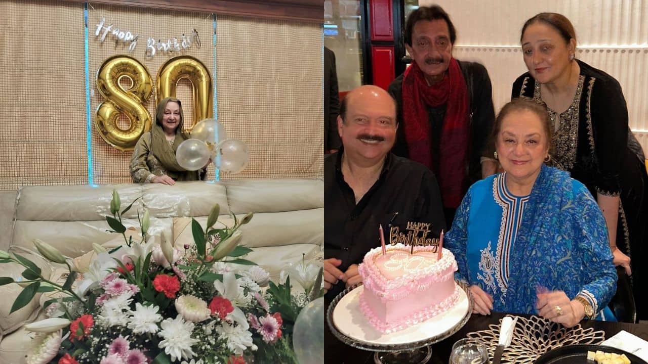 Saira Banu shares glimpses from her 80th birthday celebration with friends and family, see pics