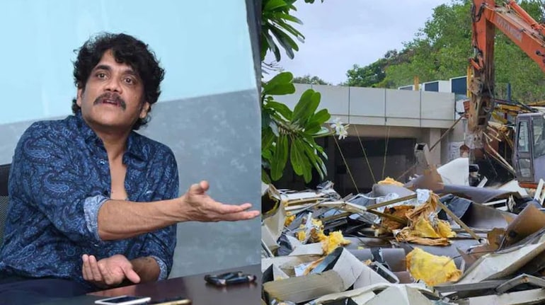 Nagarjuna issues statement after authorities demolished his N-Convention  centre in Hyderabad