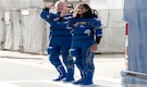 Williams and Wilmore greet new crew with hugs and smiles as SpaceX Crew-10 docks at ISS Williams and Wilmore greet new crew with hugs and smiles as SpaceX Crew-10 docks at ISS