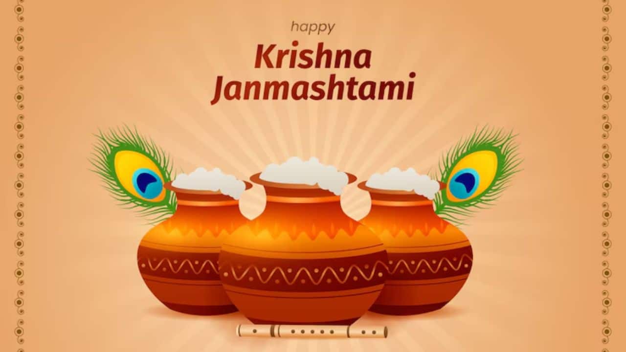 Happy Krishna Janmashtami | Image Credits: Freepik