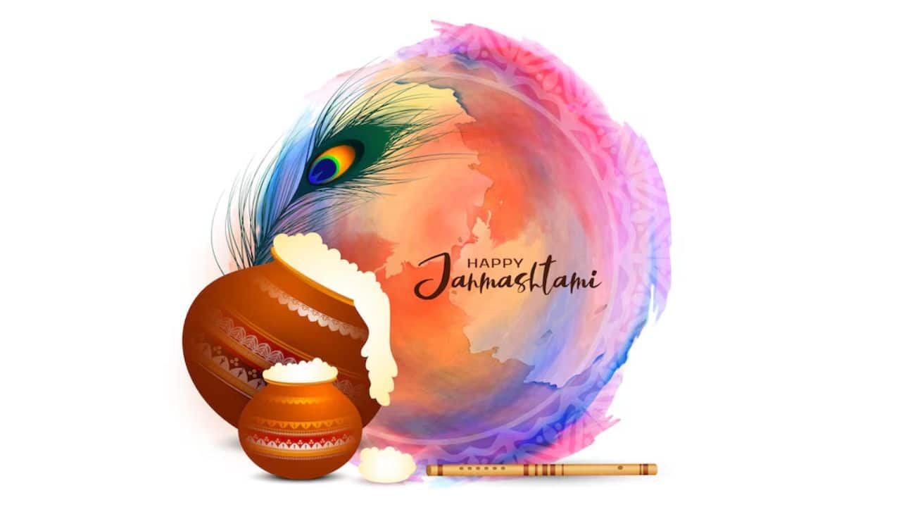 Happy Krishna Janmashtami | Image Credits: Freepik
