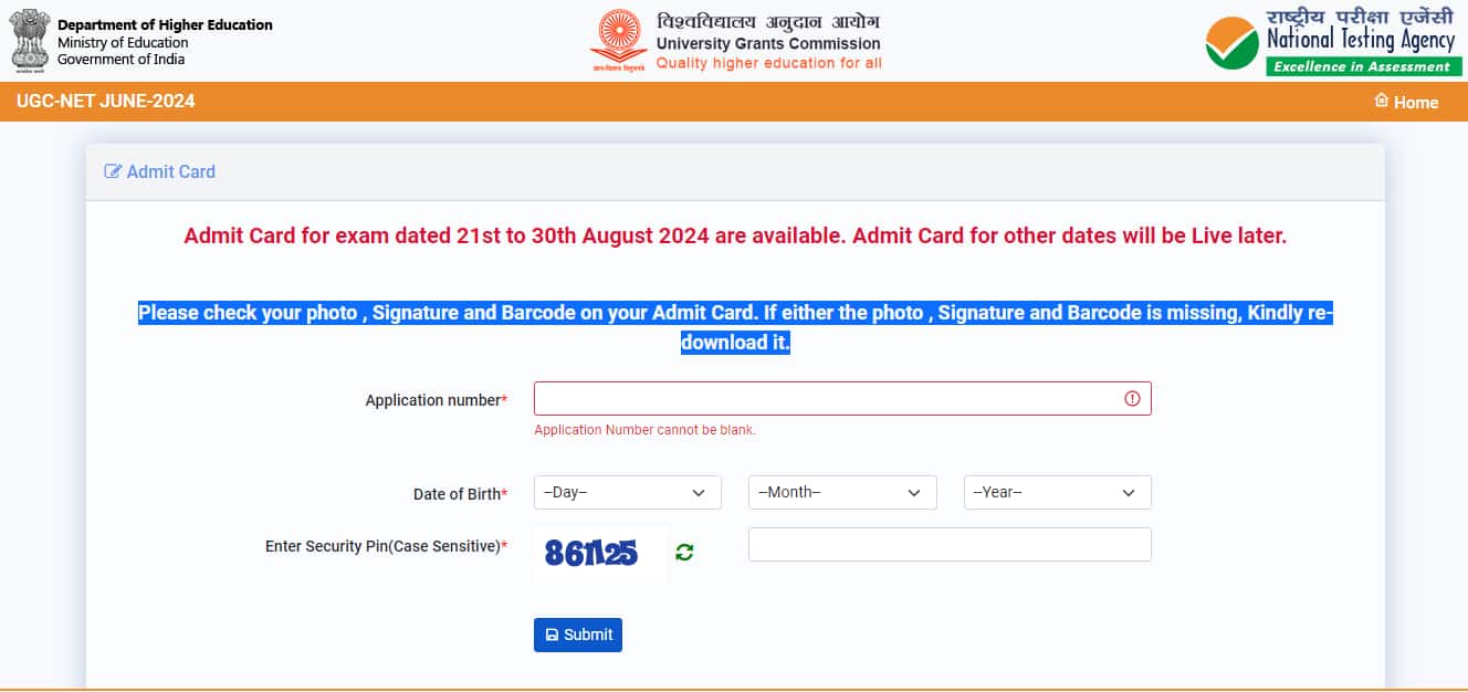 UGC NET Admit Card 2024 out for exams until August 30, direct link here