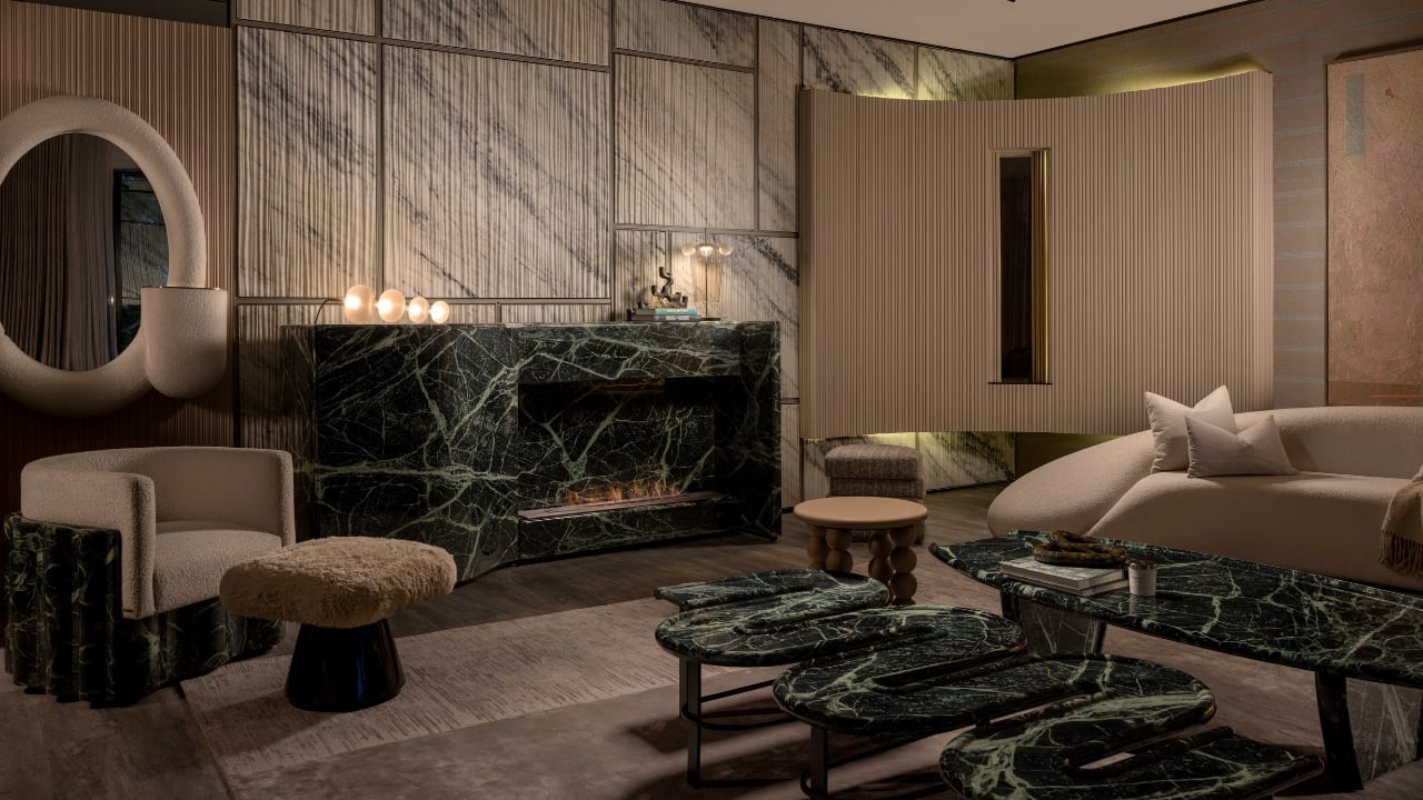 Explore the versatility and timeless beauty of stone in modern interiors