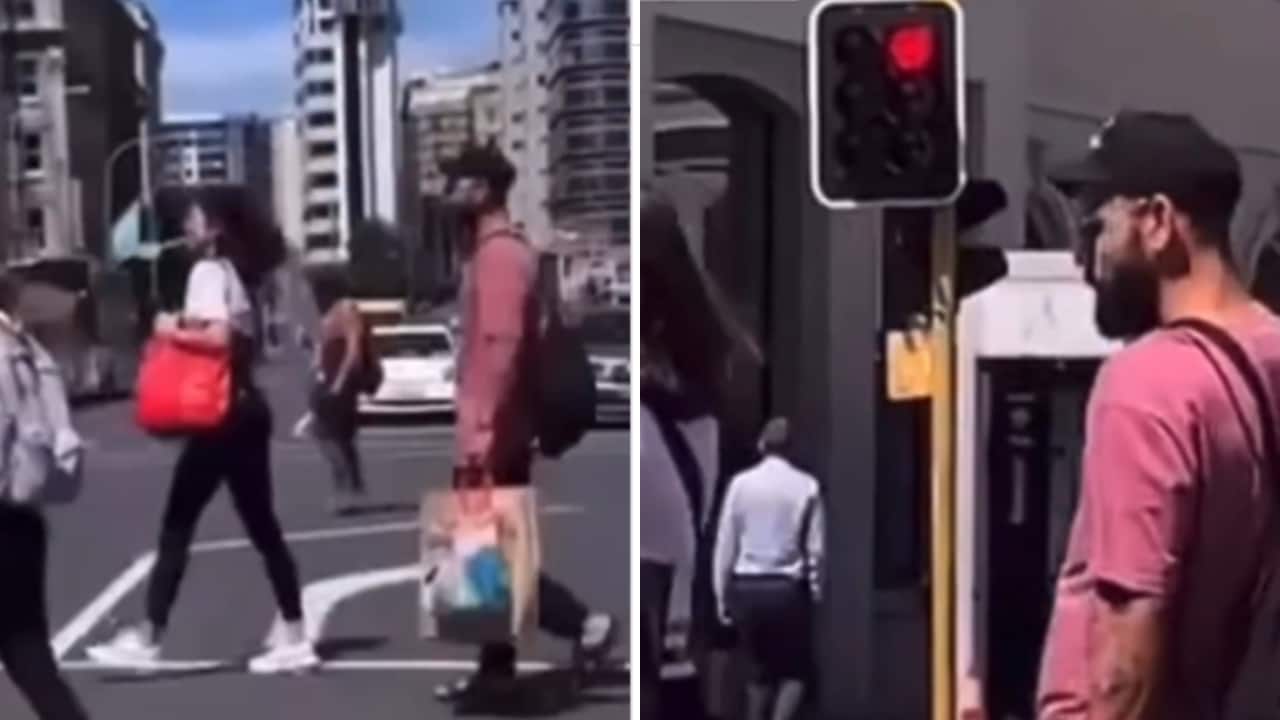 Virat Kohli holds wife Anushka Sharma's shopping bags as they cross a road in London in a throwback video