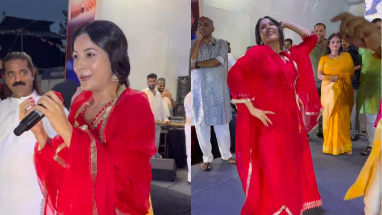 Shehnaaz Gill greets Govindas in Marathi, dances on Tauba Tauba at Dahi Handi event in Mumbai