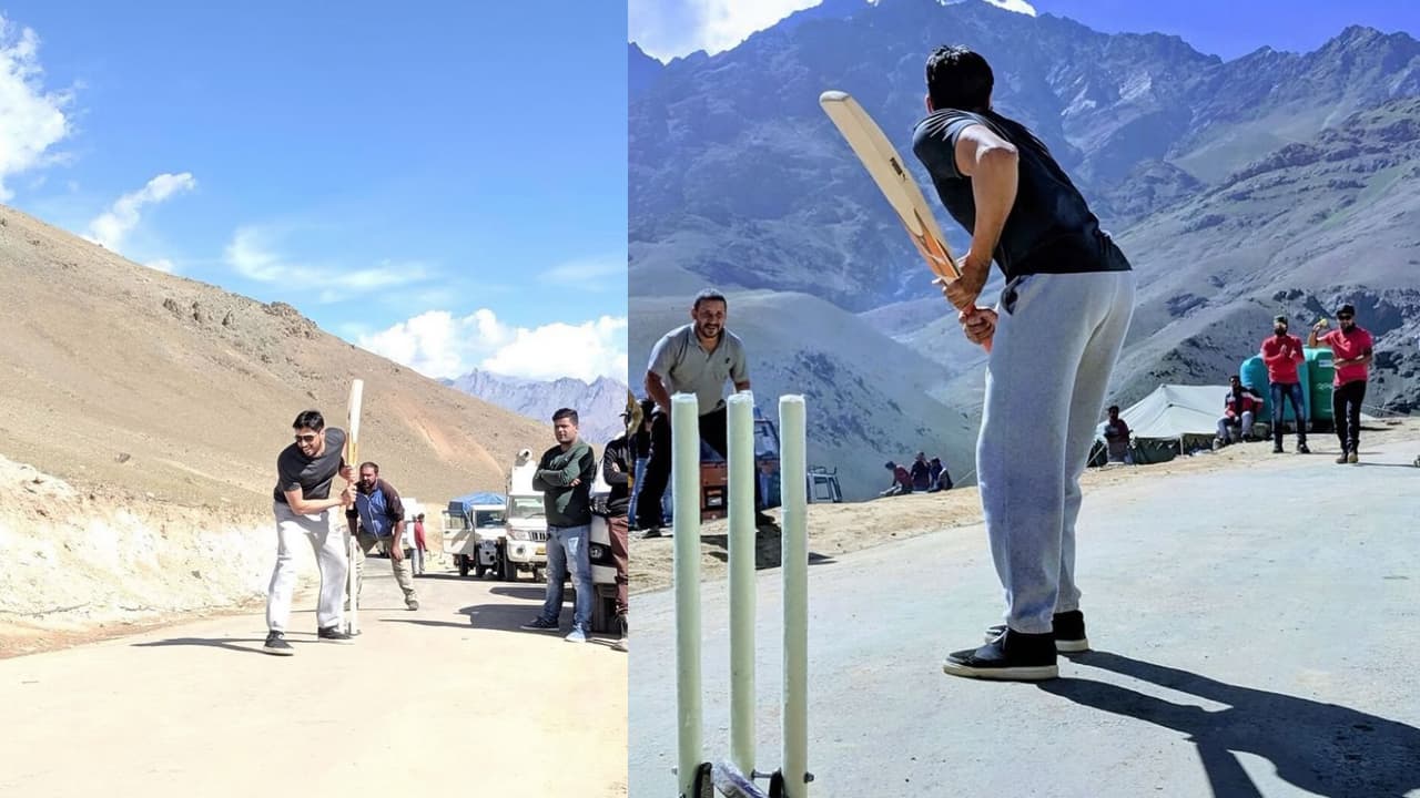 Sidharth Malhotra shares nostalgic cricket moments with Fawad Khan from Kapoor and Son's set