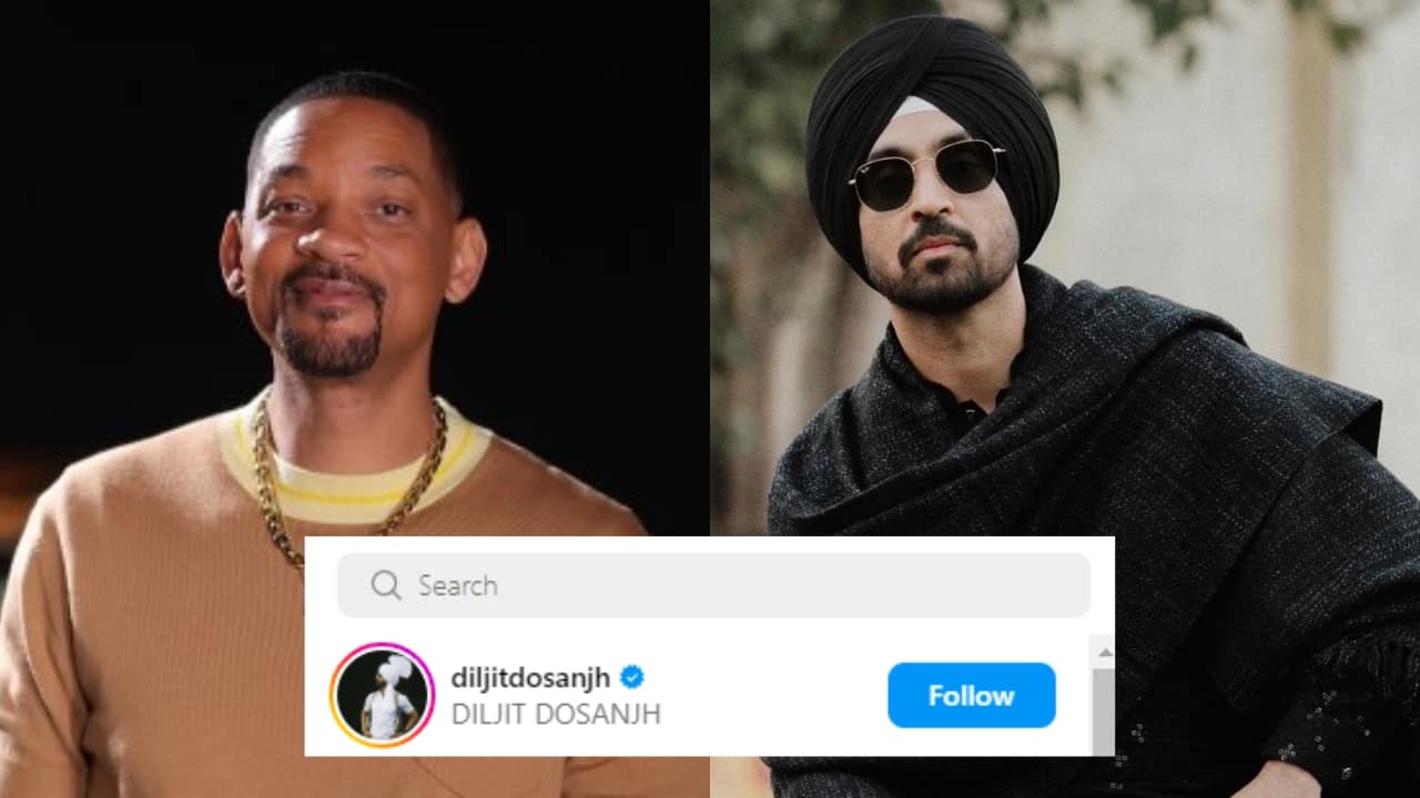 Will Smith starts following Diljit Dosanjh on Instagram, highlighting the Punjabi singer-actor’s growing global appeal Will Smith starts following Diljit Dosanjh on Instagram, highlighting the Punjabi singer-actor’s growing global appeal