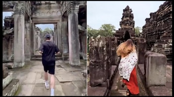 Why tourists are playing real-life 'Temple Run' at Unesco site Angkor ...