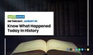 On this day, August 30 - Know what happened today in history