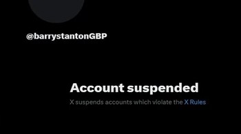X user suspended after backlash