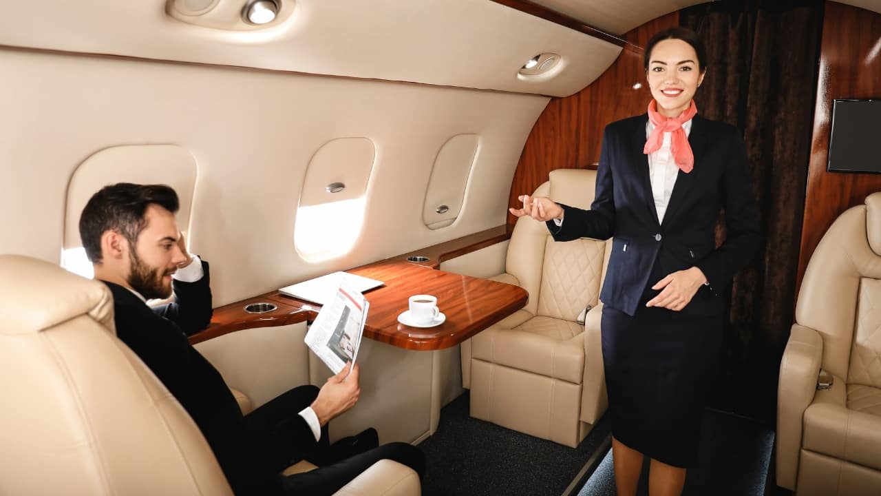 Sky’s the Limit: Unlock a Rewarding Air Hostess Career (Image: Canva)