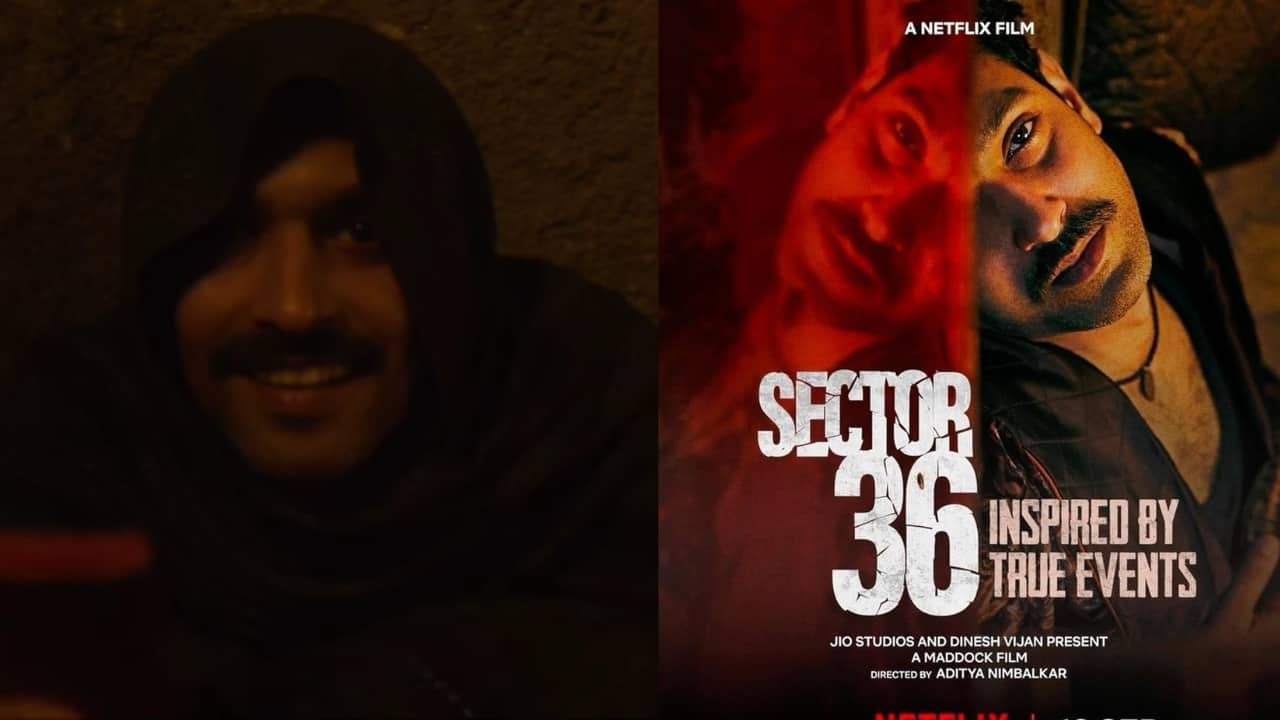 Sector 36: Vikrant Massey and Deepak Dobriyal engage in a tense, cat-and-mouse game in this chilling trailer, watch