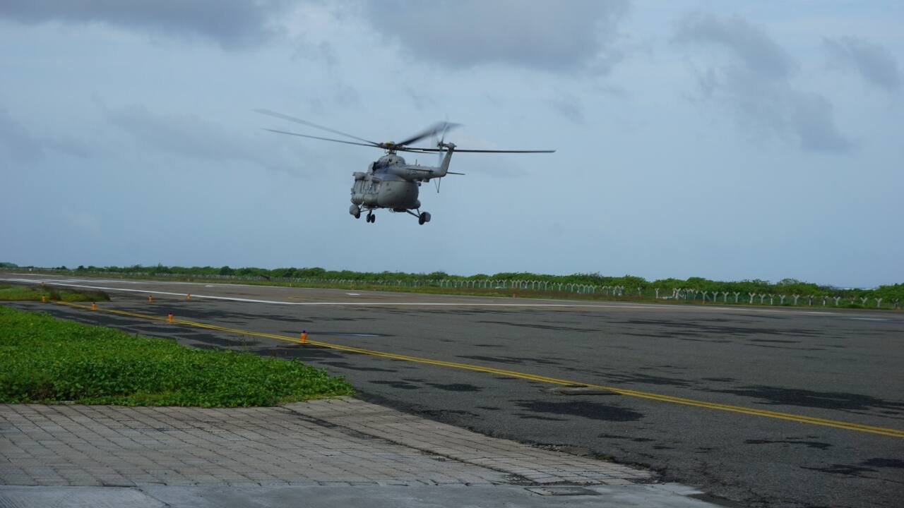 Agatti Airport, Lakshadweep Located on a coral island, Agatti Airport offers mesmerizing views of turquoise waters, white sandy beaches, and vibrant marine life, making each landing a tropical paradise. (Image: X/@aaiagaairport)