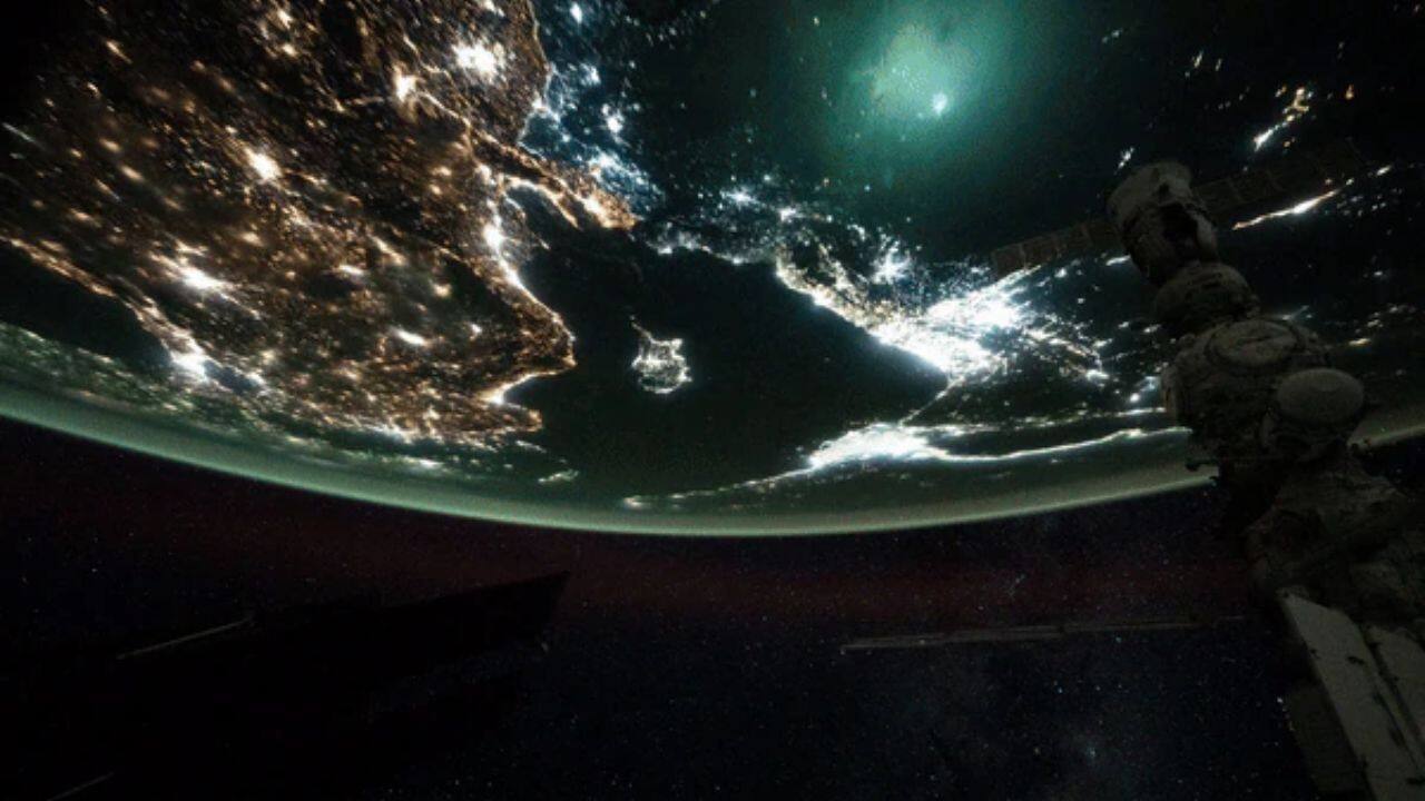 Watch: Nasa astronaut shares majestic footage of a meteor explosion over Earth from space