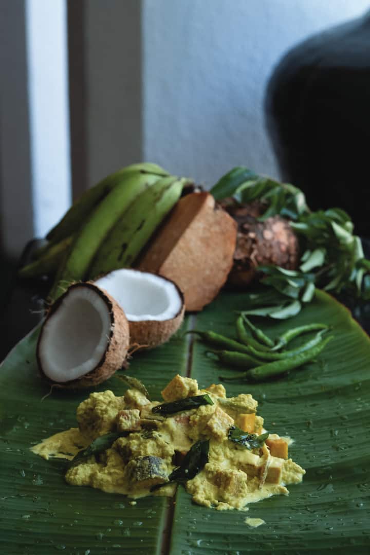  Kaalan is made with curd, yam, raw banana and coconut. (Image credit: Dinesh Khanna)