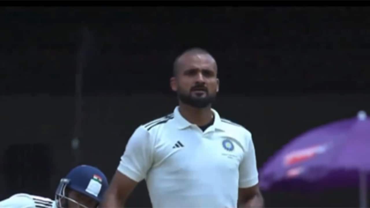 Watch: Akash Deep's magical delivery sends Nitish Reddy packing in Duleep Trophy