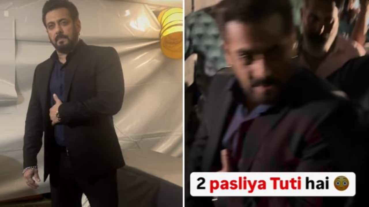Salman Khan asks paparazzi not to make chaos on Bigg Boss 18 set, says, "2 pasliya tooti hai bhai"