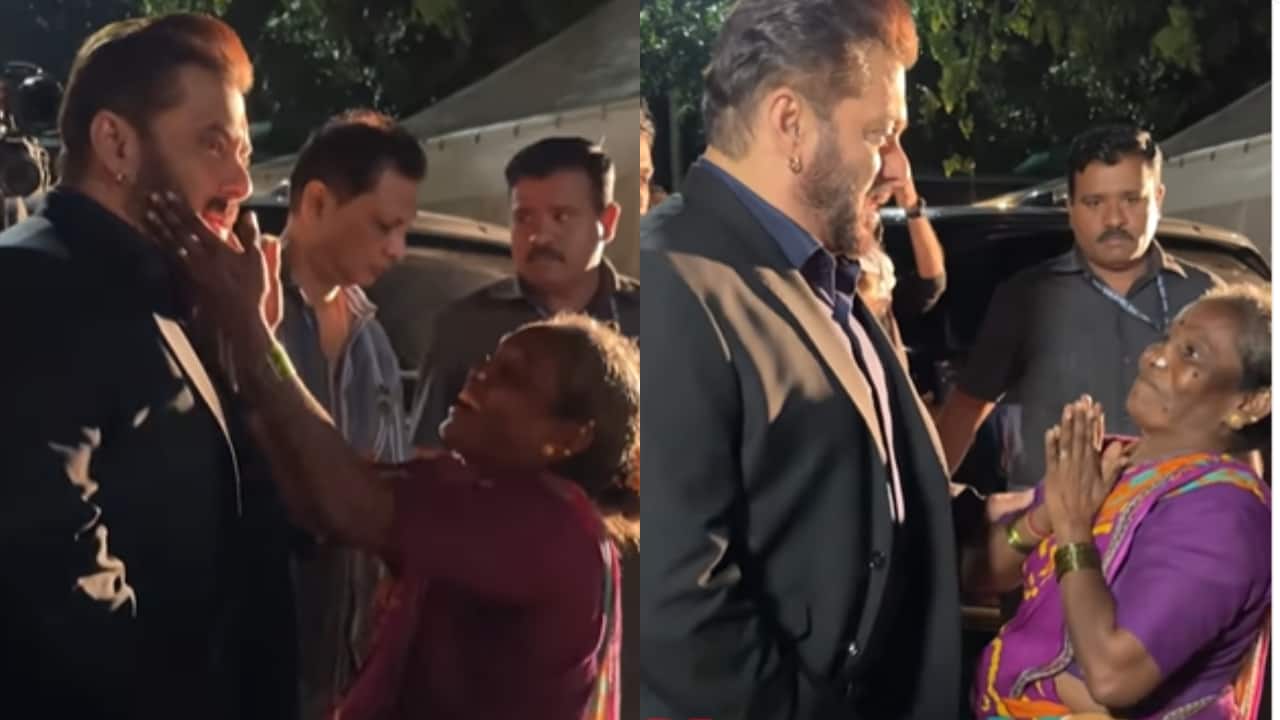 Salman Khan wins hearts with his gesture towards an elderly fan who revealed she prayed for his health, watch video
