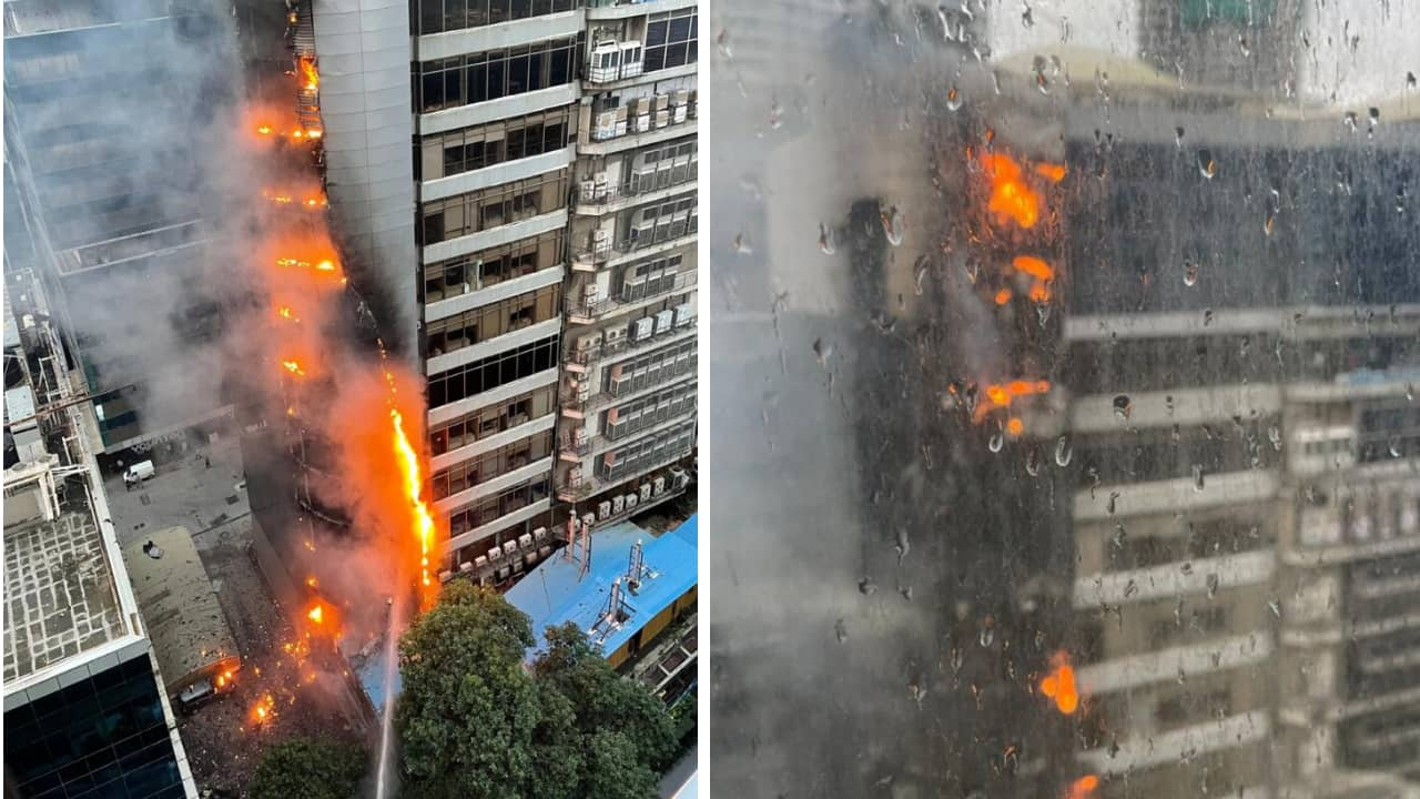 Kamala Mills Fire: Major blaze engulfs Mumbai's Times Tower building ...