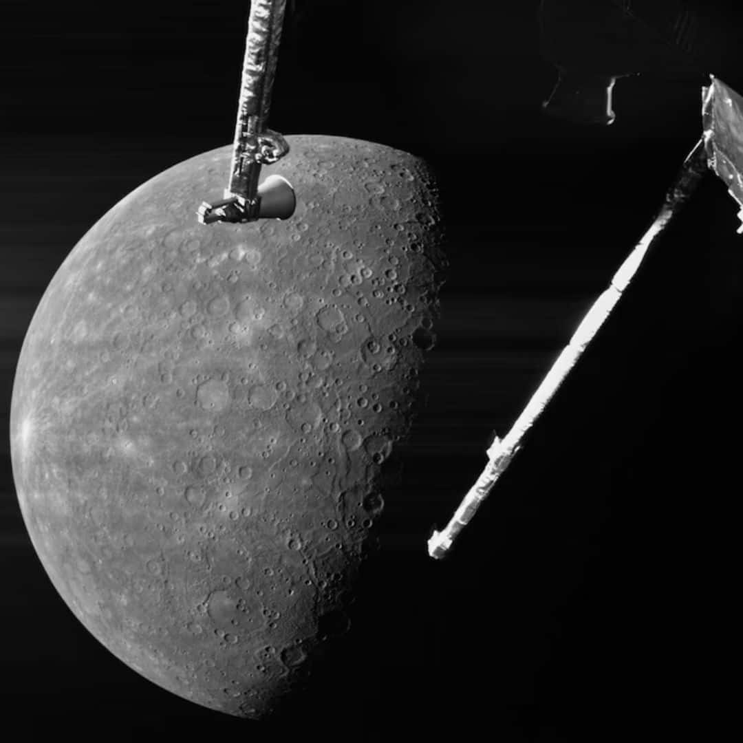 The flyby provided scientists with a rare chance to gather important data on Mercury's magnetic field and exosphere (Image: ESA)