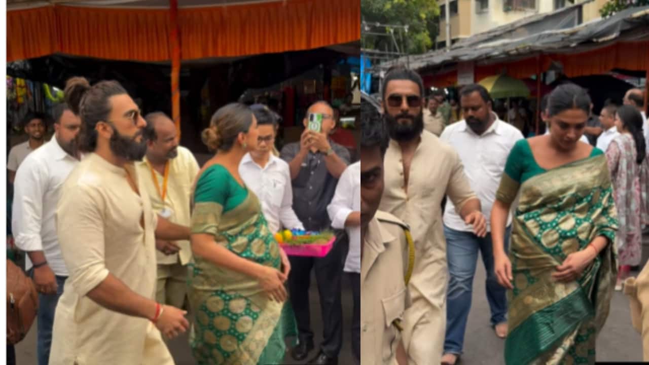 Mom-to-be Deepika Padukone, hubby Ranveer Singh and family visit Siddhivinayak temple ahead of Ganesh Chaturthi