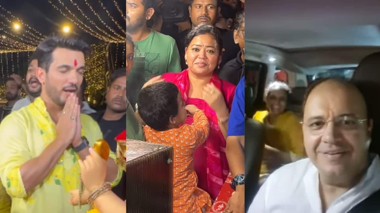 Actors Arjun Bijlani, Mandar Chandwadkar, Bharti Singh, and more welcome Ganpati Bappa into their homes for Ganesh Chaturthi