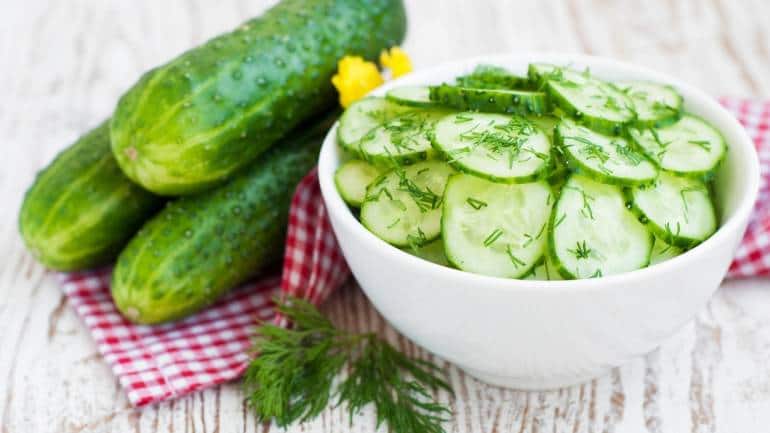 Health benefits of cucumber: It helps maintain hydration and electrolyte balance while being low in calories (Image: Canva)